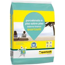 Argamassa para Porcelanato e Piso Sobre Piso Externo Branco 20 Kilos - 0100.00000.0020PL - QUARTZOLIT