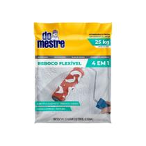 Argamassa para Reboco 4x1 Branco 25kg Do Mestre Argamassa para Reboco 4x1 Branco 25kg Do Mestre