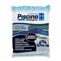 Argamassa Piscina Aut. Impermeável Cor Azul Ilha