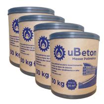 Argamassa Polimérica Cola Bloco/tijolo - Barrica 30kg - 4 unid (120 kg) uBeton