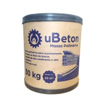 Argamassa Polimérica Cola Bloco/tijolo - Barrica 30kg - uBeton