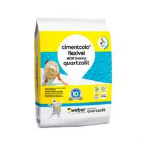 Argamassa Porcelanato Cimentcola Ac3 Quartzolit 20kg Branco