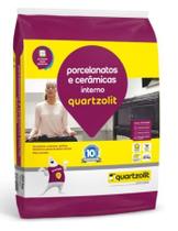 Argamassa Porcelanato E Ceramica Cinza 20kg Quartzolit