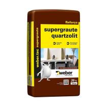 Argamassa Quartzolit de uso Externo e Interno 25kg Super Graute - Weber Quartzolit