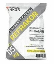 Argamassa Refrataria Alta Temperatura Refrakor 5kg Inkor Cinza