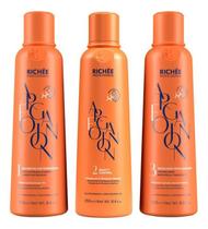 Argan e Ojon Progressiva Capilar 3x250ml Richée Original