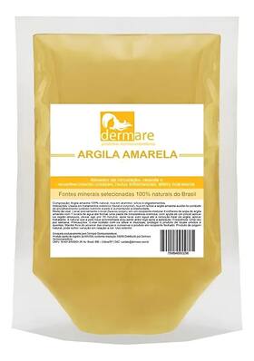 Argila Amarela 500G Dermare Argila Amarela 500G Dermare