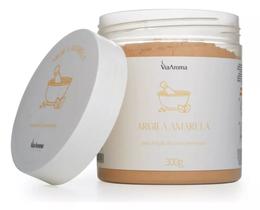 Argila Amarela corpo e rosto Para Tratamentos Cosméticos 300g Via Aroma