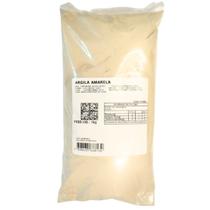 Argila Amarela em pó - 1 kg - para máscaras faciais e compressas corporais