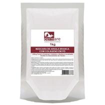 Argila Branca Com Colageno 1kg - Dermare