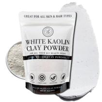Argila Branca Kaolin em Pó Bare Essentials Living - 1kg Argila Branca Kaolin em Pó Bare Essentials Living - 1kg