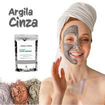 Argila Cinza Mascara Embelezamento Facial e Corporal - WEBSIZE