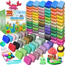 Argila de modelagem Air Dry ESSENSON 100 cores para crianças Argila de modelagem Air Dry ESSENSON 100 cores para crianças