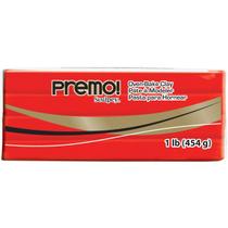 Argila de polímero assada no forno Sculpey Premo Cardmium Red Hue 454g Argila de polímero assada no forno Sculpey Premo Cardmium Red Hue 454g