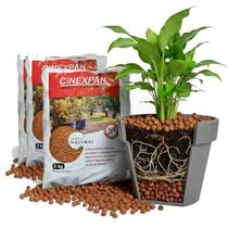 Argila Expandida Cinexpan 2 a 6kg Drenagem para Vasos, Floreiras e Jardins Com ou sem Manta Bidim