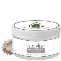 Argila Facial e Corporal Branca - Aroom 200G - Aroom Aromaterapia