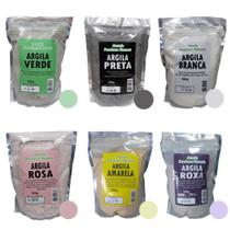Argila, máscara facial preta