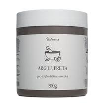 Argila Preta Corpo e Rosto 300g Basic Via Aroma - Detox