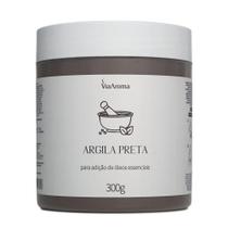 Argila Preta Corpo e Rosto 300g Basic Via Aroma - Detox