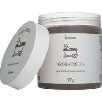 Argila preta facial corporal detox skin care 300g via aroma