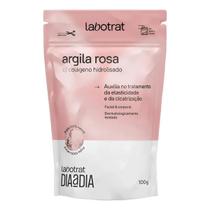Argila Rosa em Pó Com Colageno Labotrat 100g