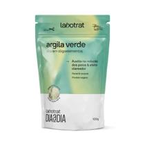 Argila Verde 100g Labotrat, Reduz Poros e Clareia a Pele. Facial e Corporal. Vegano