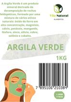 Argila Verde 1Kg - Vila Natural