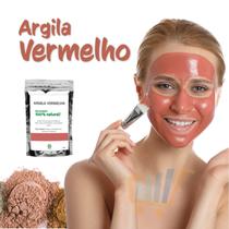 Argila Vermelho Mascara Embelezamento Facial e Corporal