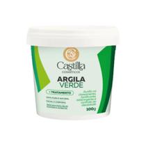 Argilas Castilla 100g Verde, Branca, Preta e Dolomita Detox, Controle de Oleosidade para Pele