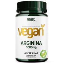 Arginina 1000mg vegan 60 cápsulas sidney oliveira