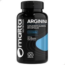 Arginina 120 Cápsulas Pré Treino Puro Aminoácido Natural LArginina Caps Suplemento Dose Atletas