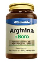 Arginina + Boro (Com Ácido Aspártico e Zinco) - 60 Cápsulas