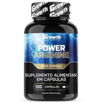 Arginina Pura Power 120 Cápsulas Growth Supplements