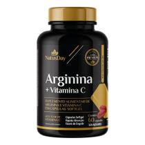 Arginina + Vitamina C (60 Cápsulas) - Natusday Premium Arginina + Vitamina C (60 Cápsulas) - Natusday Premium