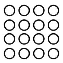 Argola 27mm Plástico Preto 4mm Espessura Para Artesanato 100 Unidades