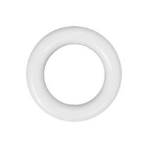 Argola 4cm de Plástico Branco Multiuso Artesanato 10 Unidades