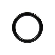 Argola 4cm De Plástico Preto Multiuso Para Artesanato Com 10 Unidades