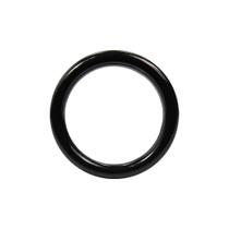 Argola 4cm De Plástico Preto Multiuso Para Artesanato Com 10 Unidades