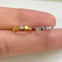 Argola aço diamonds clicker com zircônias e fecho clicker Argola aço diamonds clicker com zircônias e fecho clicker