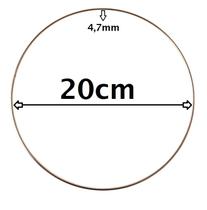 Argola Aro De Metal 20cm Diâmetro - Artesanato