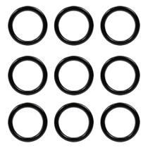 Argola Aro Porta Guardanapo 4cm Plástico Preto Com 100 Unidades