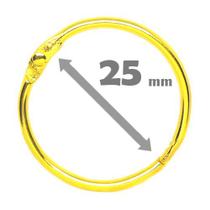 Argola Articulada - 25mm Dourada (10UN) Argola Articulada - 25mm Dourada (10UN)