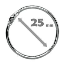 Argola Articulada - 25mm Prata (10UN) Argola Articulada - 25mm Prata (10UN)
