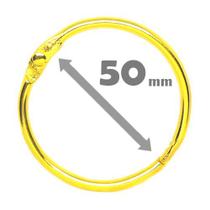 Argola Articulada - 50mm Dourada (05UN) Argola Articulada - 50mm Dourada (05UN)