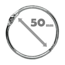 Argola Articulada - 50mm Prata (05UN)