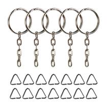 Argola Batida 23mm Para Chaveiros Com Elo Triangular - 2000 Unidades