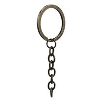 Argola Batida Para Chaveiro 32mm Ouro Velho 20 Unidades