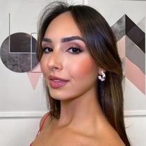 Argola, Brinco Tubo Onça Animal Print Banhado a Prata Semijoia Antialergico Argola, Brinco Tubo Onça Animal Print Banhado a Prata Semijoia Antialergico