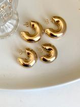 Argola Chunky P - argola tubo gordinha