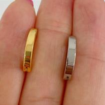 ARGOLA CLICKER DE TITÂNIO PARA UMBIGO - 1,6mm - DOURADA